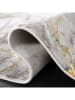 Safavieh Kurzflor-Teppich "Craft" in Grau/ Gold