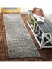 Safavieh Kurzflor-Teppich "Courtryard" in Grau/ Schwarz