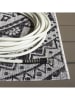 Safavieh Kurzflor-Teppich "Courtryard" in Grau/ Schwarz