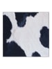 Safavieh Kurzflor-Teppich in Dunkelblau/ Weiß