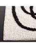 Safavieh Kurzflor-Teppich "Norway" in Weiß/ Schwarz