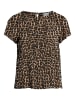 Vila Bluse in Beige/ Braun