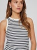 Vila Top "Sola" w kolorze biało-czarnym