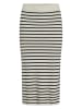 Vila Strickrock in Creme/ Schwarz