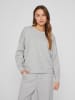 Vila Sweatshirt "Atelier" in Grau
