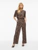 Vila Marlenehose "Liopana" in Braun/ Beige