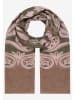 More & More Schal in Khaki/ Rosa - (L)180 x (B)70 cm