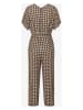 More & More Jumpsuit camel/zwart