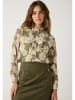 More & More Bluse in Oliv/ Creme