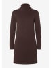 More & More Gebreide jurk donkerbruin
