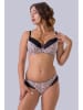 Valea Push-up-BH "Dolora" in Schwarz/ Rosa