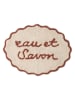 Ellos Home Badvorleger "Savon" in Creme/ Braun