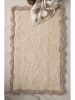 Ellos Home Badvorleger "Scallop" in Beige/ Creme