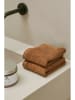 Ellos Home 2er-Set: Waschlappen "Elise" in Hellbraun