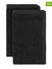 Ellos Home 2er-Set: Waschlappen "Elise" in Schwarz