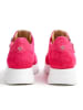 LLOYD Leren sleehaksneakers roze