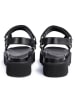 LLOYD Leder-Sandalen in Schwarz