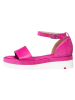 LLOYD Leder-Keilsandalen in Pink
