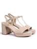 LLOYD Leder-Sandaletten in Beige