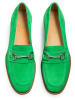 LLOYD Skórzane mokasyny w kolorze zielonym