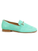 LLOYD Leren instappers turquoise
