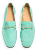 LLOYD Leren instappers turquoise