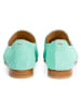 LLOYD Leren instappers turquoise