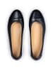 LLOYD Leder-Ballerinas in Schwarz
