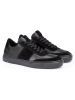 LLOYD Leren sneakers zwart/antraciet