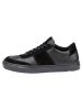 LLOYD Leren sneakers zwart/antraciet