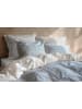 Zo!Home Renforcé beddengoedset "Punta di Cotone" lichtblauw/wit
