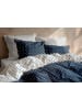Zo!Home Beddengoedset "Punta di Cotone" donkerblauw/wit