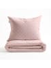 Zo!Home Beddengoedset "Punta di Cotone" lichtroze/wit