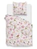 Zo!Home Komplet pościeli "Zita" w kolorze jasnoróżowo-zielonym