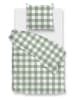 Zo!Home Komplet pościeli "Quattro di Lino" w kolorze zielonym