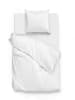 Zo!Home Mako-Satin-Bettwäsche-Set in Weiß