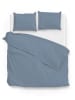 Zo!Home Komplet pościeli "Satinado" w kolorze niebieskim z mako-satyny