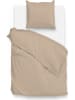 Zo!Home Mako-Satin-Bettwäsche-Set "Satinado" in Beige
