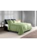 Zo!Home Mako-satijnen beddengoedset "Satinado" groen
