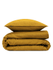 Zo!Home Satijnen beddengoedset "Fiori" geel
