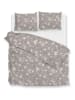 Zo!Home Flanell-Bettwäsche-Set ''Aria'' in Grau