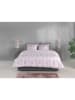 Zo!Home Bettwäsche-Set "Indiano" in Weiß/ Lila