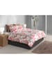 Zo!Home Komplet pościeli satynowej "Dario" w kolorze beżowo-jasnoróżowym