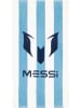 Messi Ręcznik kąpielowy w kolorze błękitno-białym - 50 x 100 cm