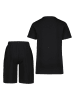 Messi Pyjama zwart/lichtroze