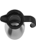 Emsa Isolierkanne "Soft Grip" in Silber/ Schwarz - 1,5 l