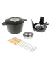 Sitram 10tlg. Fondue-Set in Schwarz