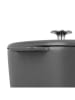 Sitram 2tlg. Set: Schmortopf in Grau/ Schwarz - 3 l