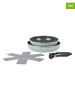 Sitram 3-delige set: braadpannen ''Evol 24-02'' mintgroen