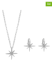 Eclat d'Argent 2tlg. Schmuckset: Halskette und Ohrringe